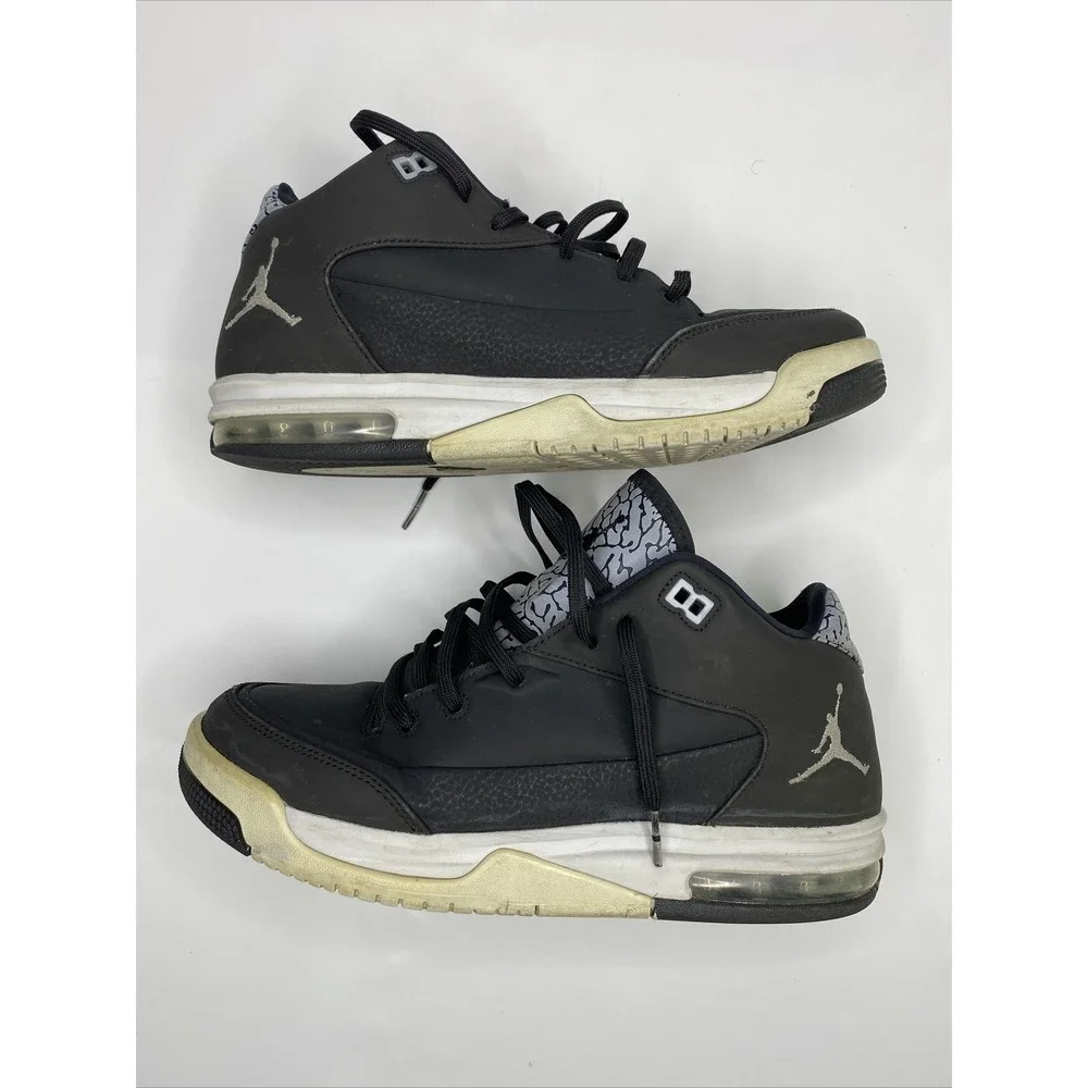 Nike AIR JORDAN FLIGHT ORIGIN 3 Boys Size‎ 7Y Gray Black 820246-020